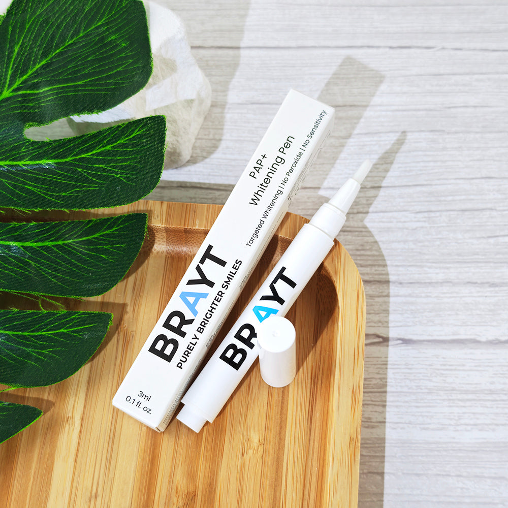 Brayt Full Smile Kit | Teeth Whitening Strips | Teeth Whitening Powder | Teeth Whitening Pen